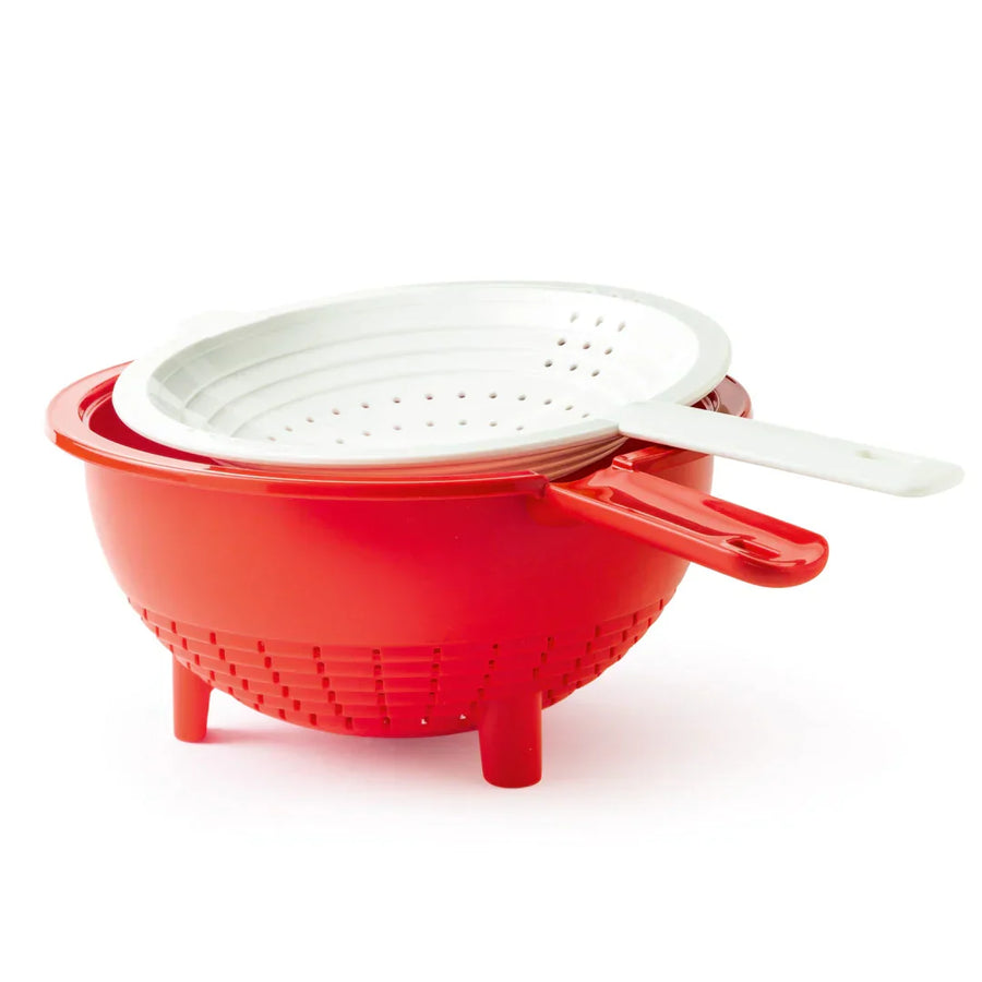 2-in-1 strainer bowl set